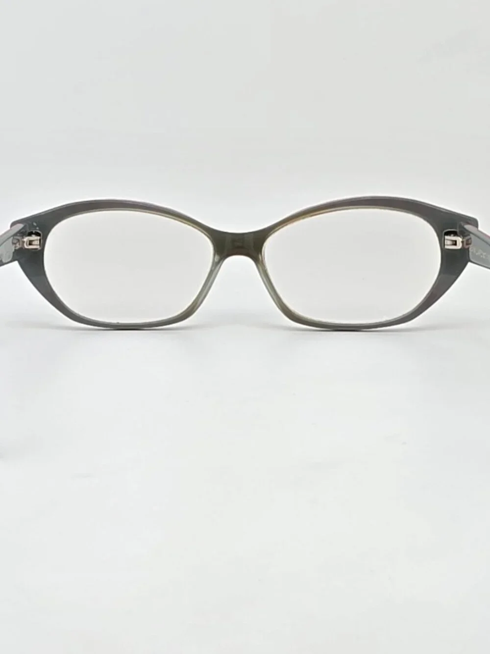 Jean Lafont Paris Tarentelle 3043 Blue Red Cat Eye Eyeglasses Frame w/ Case 53mm